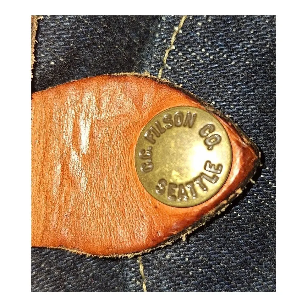 RARE Filson Lucky Brand Japanese Selvedge Denim Satchel Briefcase Bag NEW 2011